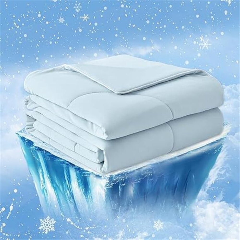 Cozy Bliss Cooling Comforter Queen Size, Cooling Blankets for Hot Sleepers - Picture 7 of 7